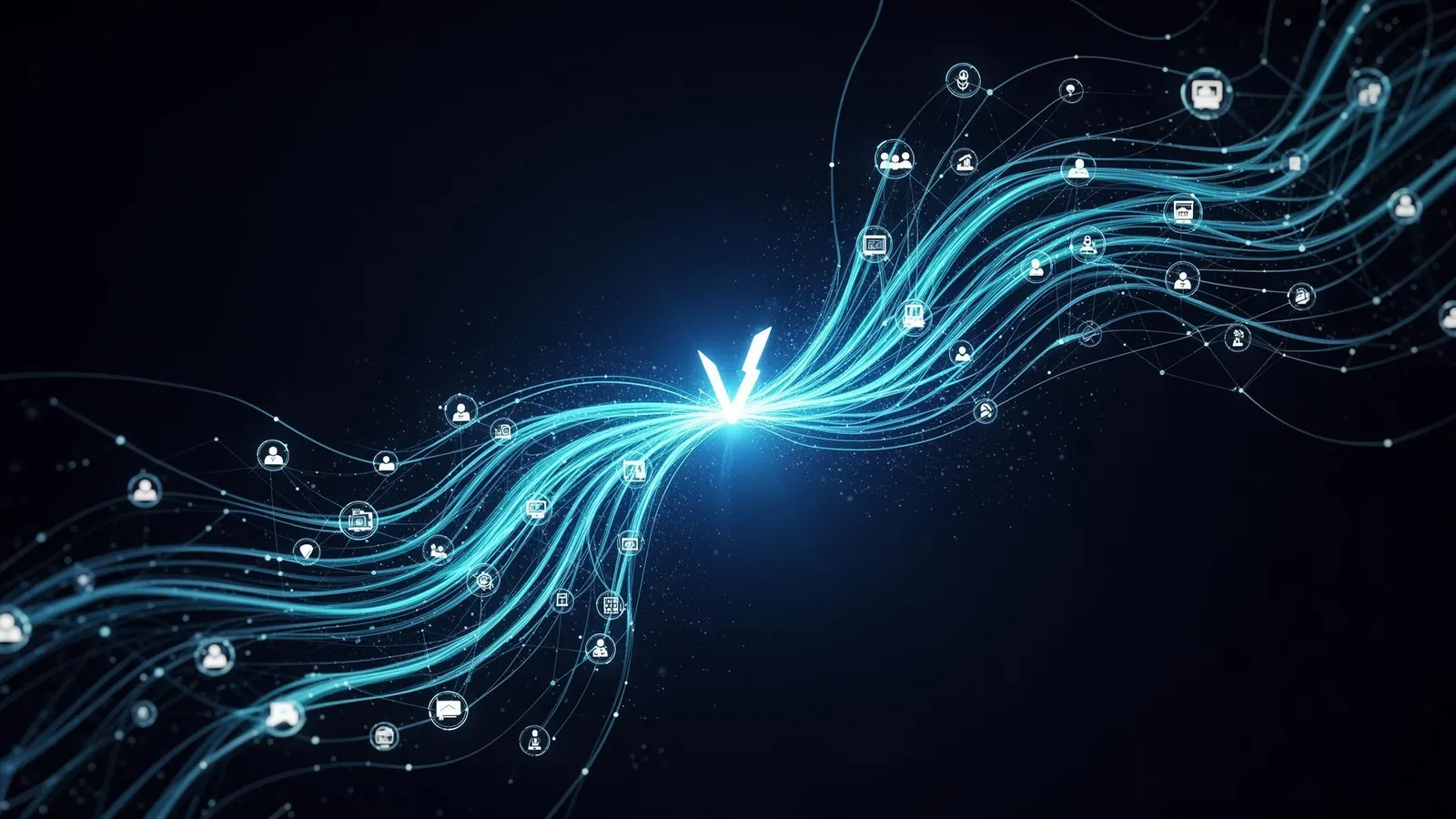 B2B sales pipeline network visualization